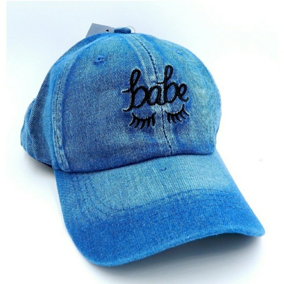 Rue21 Accessories - Rue 21 "babe" Denim cap/ hat